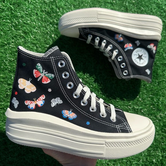 Converse Shoes - Converse Chuck Taylor All Star Move High Top Butterfly Wings